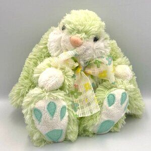 Kids of America Easter Bunny Rabbit Stuffed Animal Toy Lt Green 2010 Lop Ear
